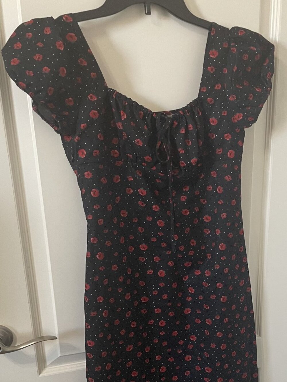 Cider Floral Sleeveless Midi Dress Small